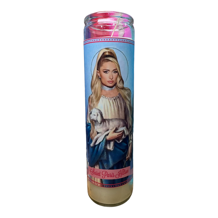 Paris Hilton Devotional Prayer Saint Candle