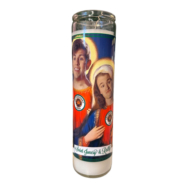Letterkenny Jonesy & Reilly Devotional Prayer Saint Candle