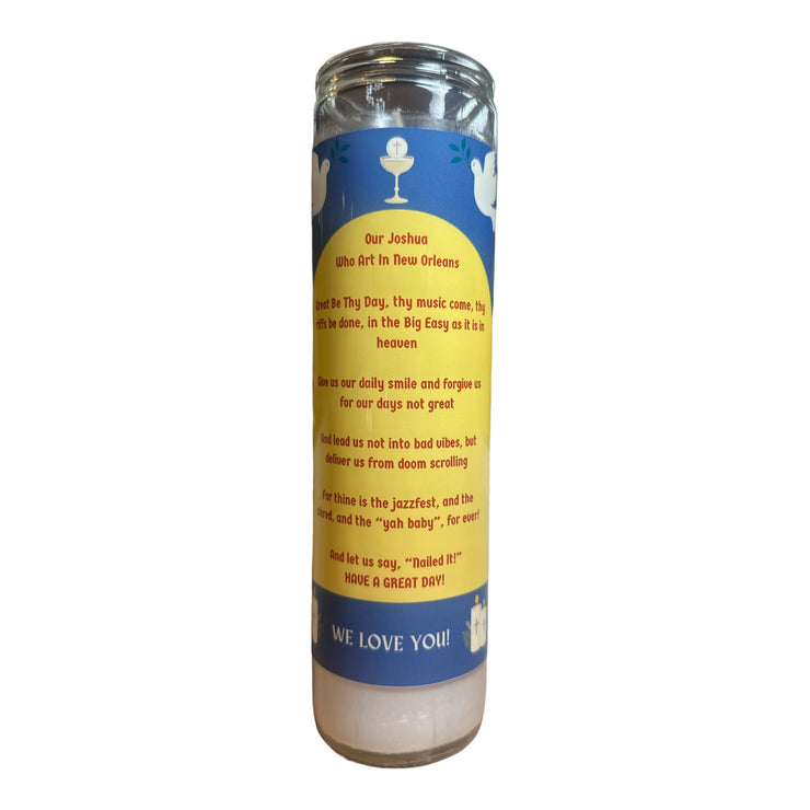 Joshua Starkman Devotional Prayer Saint Candle