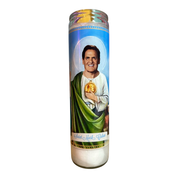 Mark Cuban Devotional Prayer Saint Candle