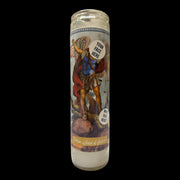 Personalized Custom Patron Saint of Justice Devotional Prayer Candle