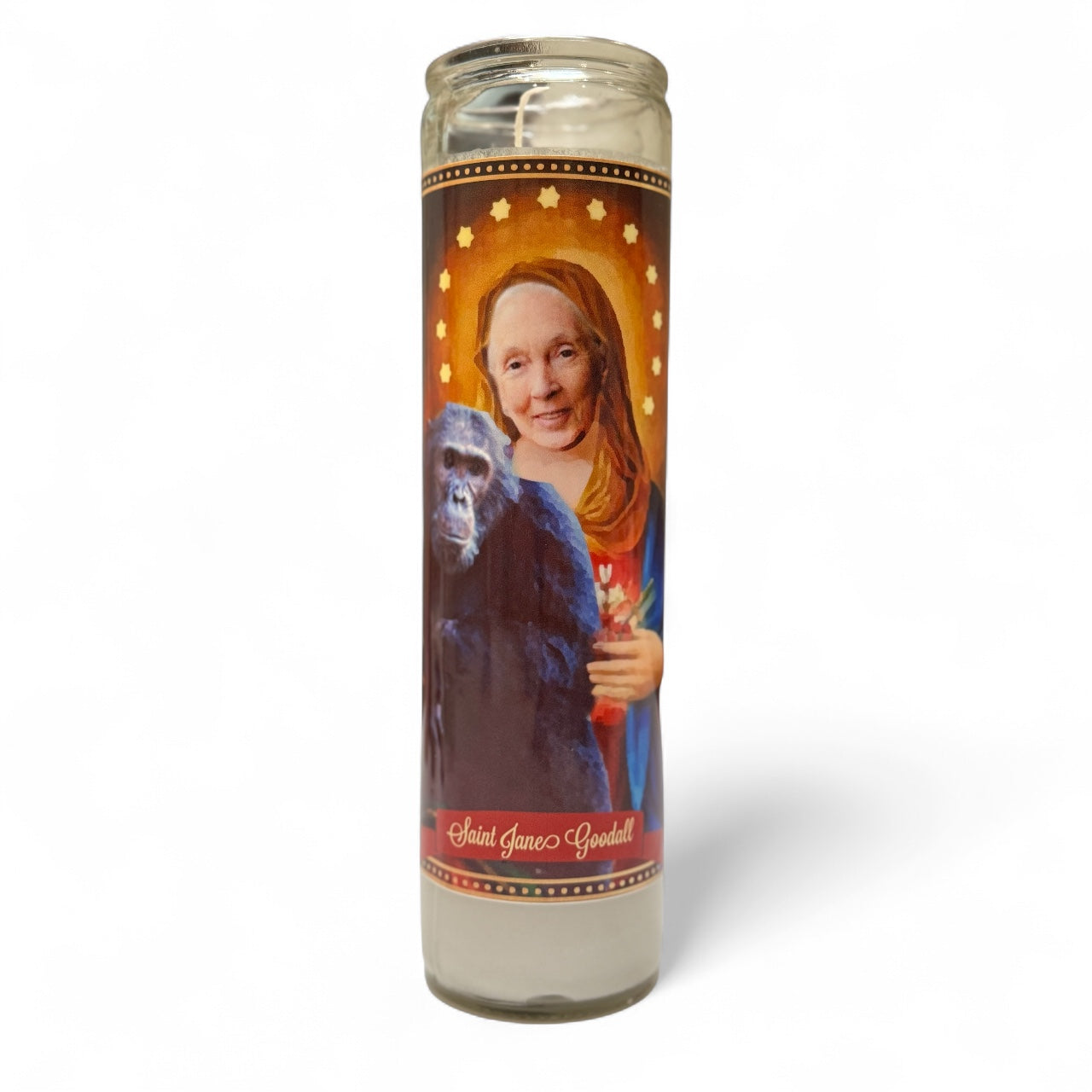 Jane Goodall Devotional Prayer Saint Candle