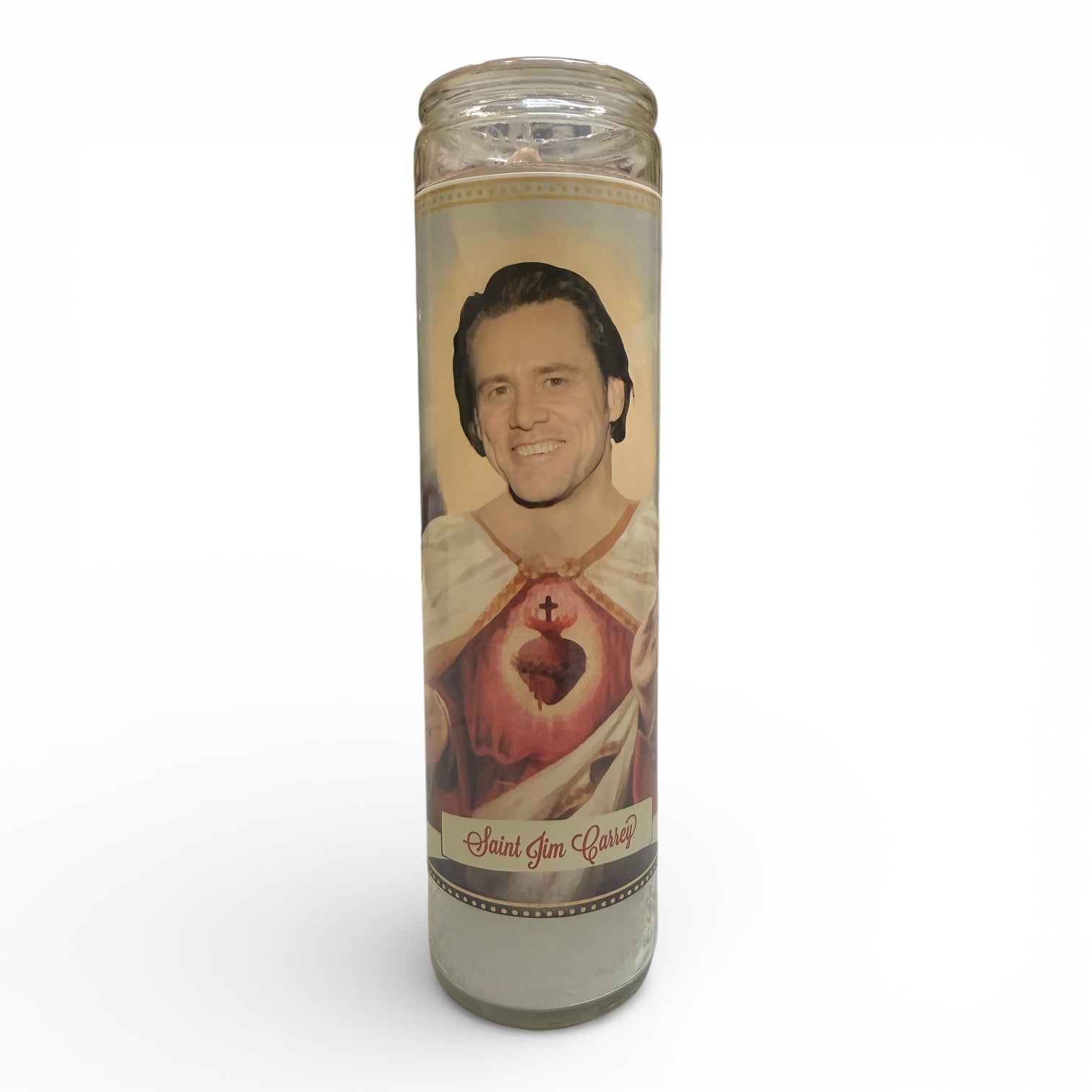 Jim Carrey Devotional Prayer Saint Candle