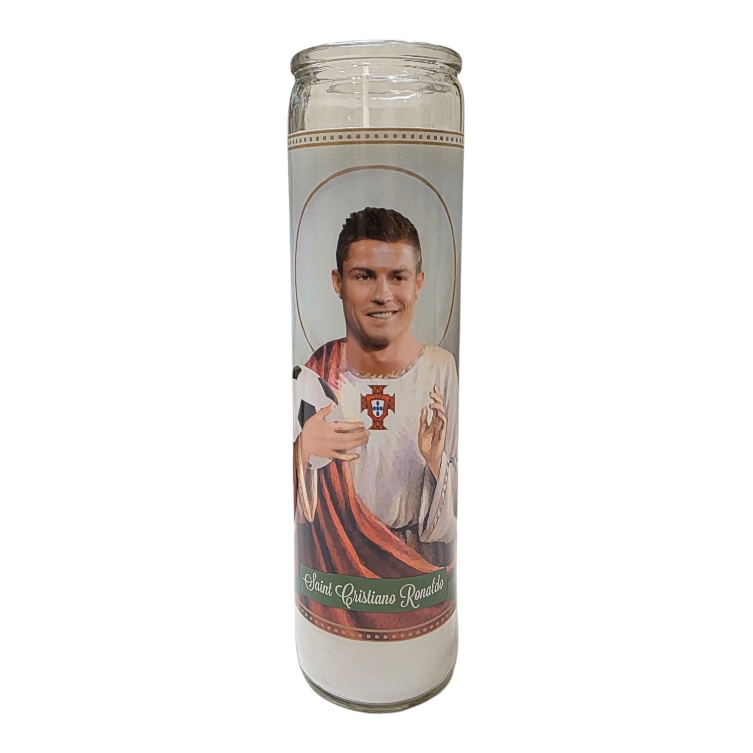 Cristiano Ronaldo Devotional Prayer Saint Candle