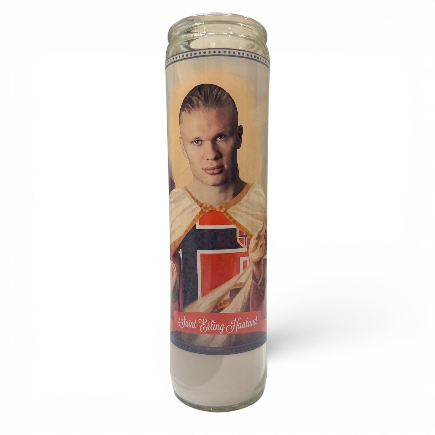 Erling Haaland (Norway) Devotional Prayer Saint Candle
