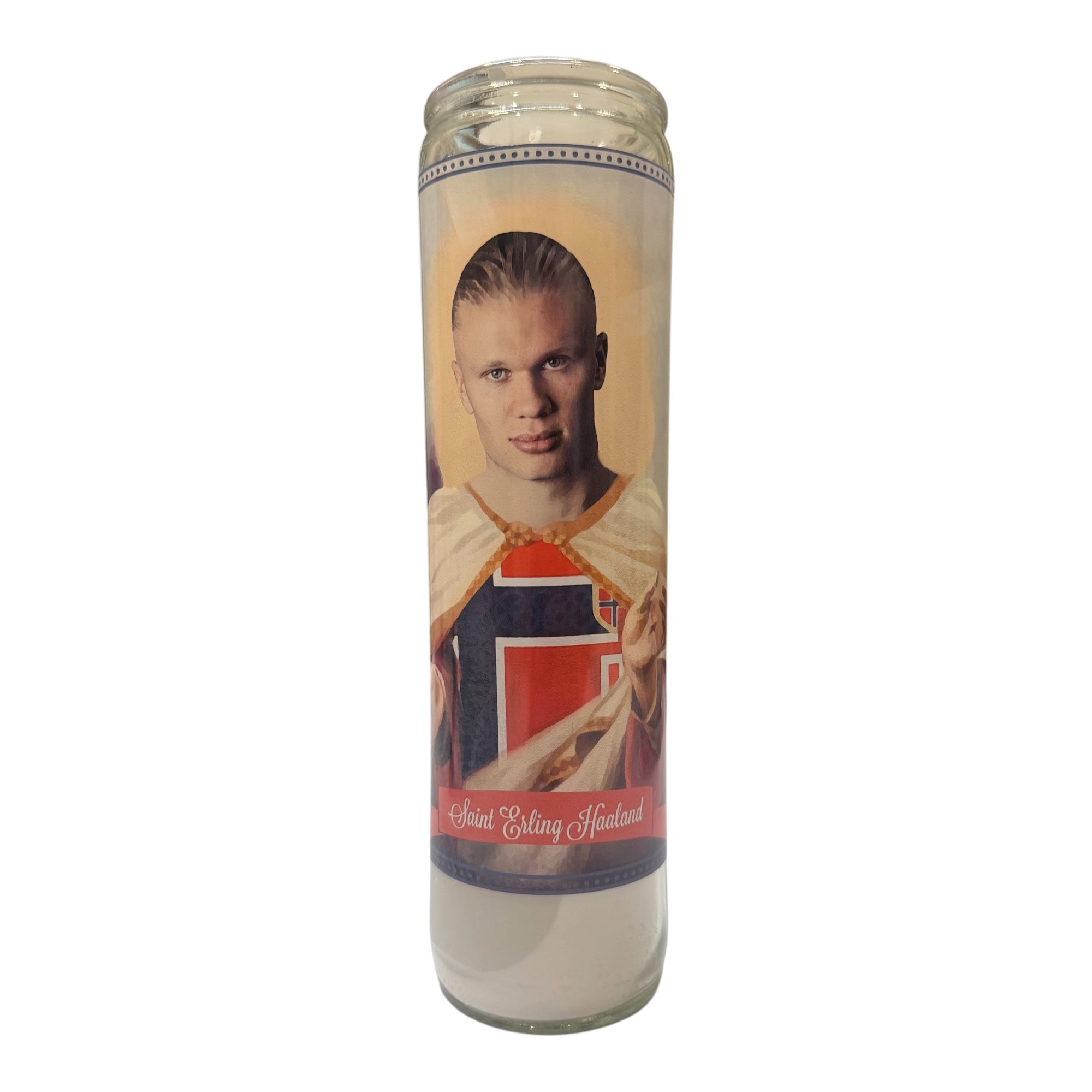 Erling Haaland (Norway) Devotional Prayer Saint Candle