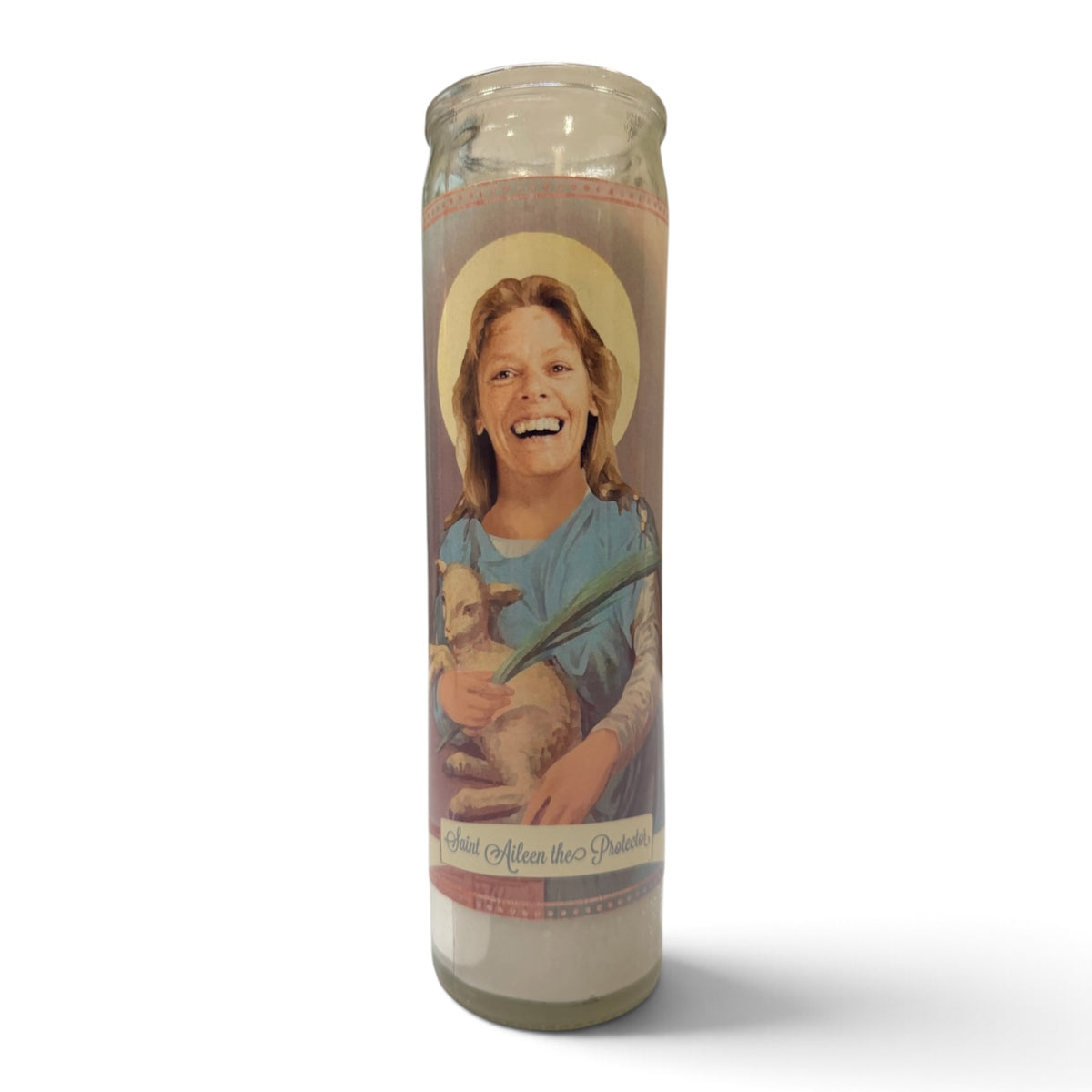Saint Aileen the Protector Altar Prayer Candle