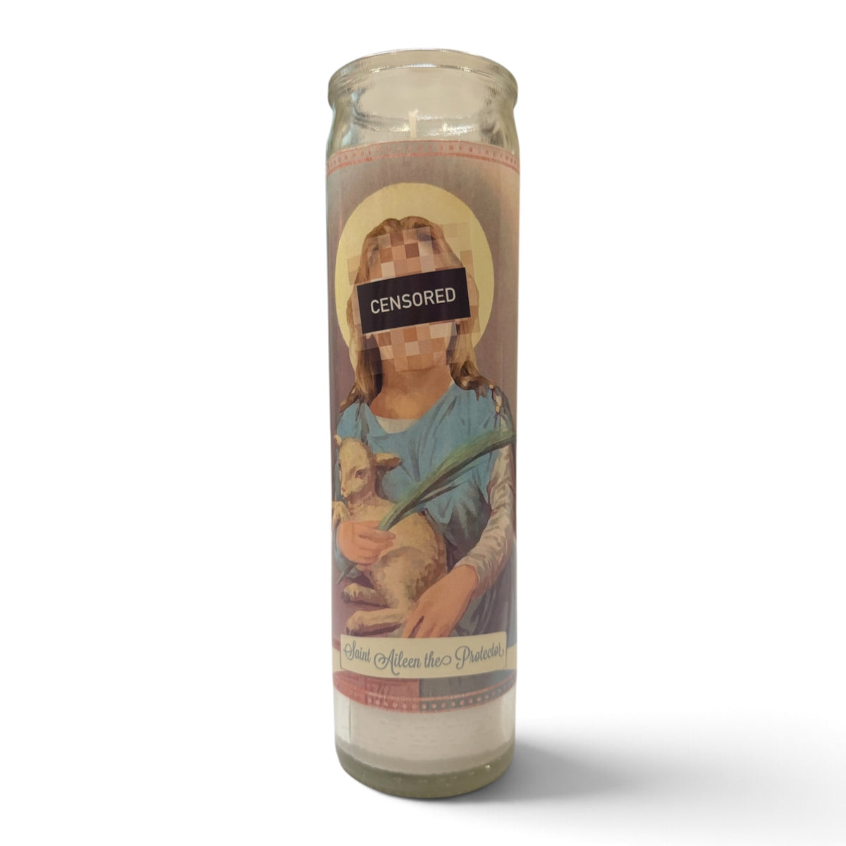 Saint Aileen the Protector Altar Prayer Candle