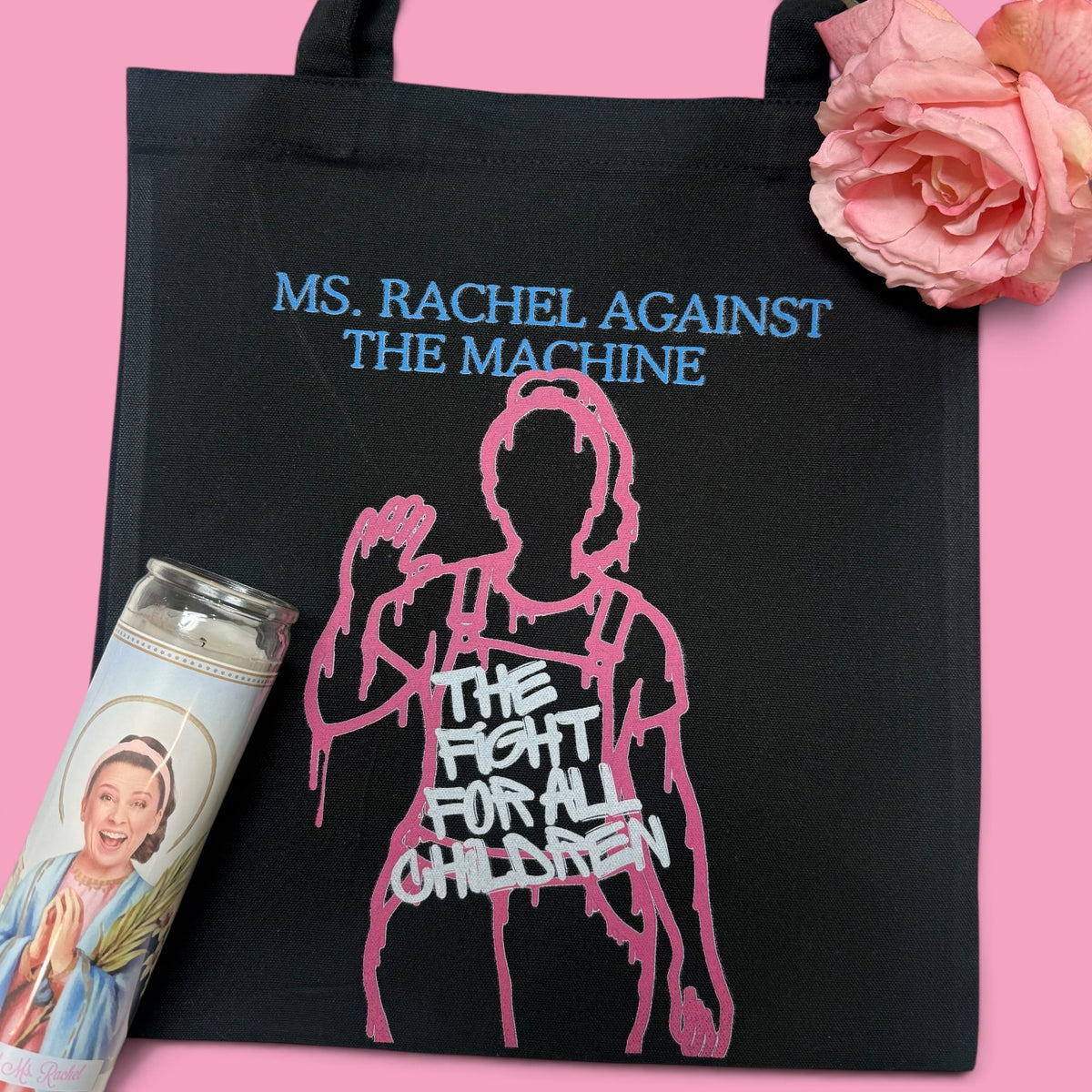 Ms. Rachel Against the Machine Tote Bag