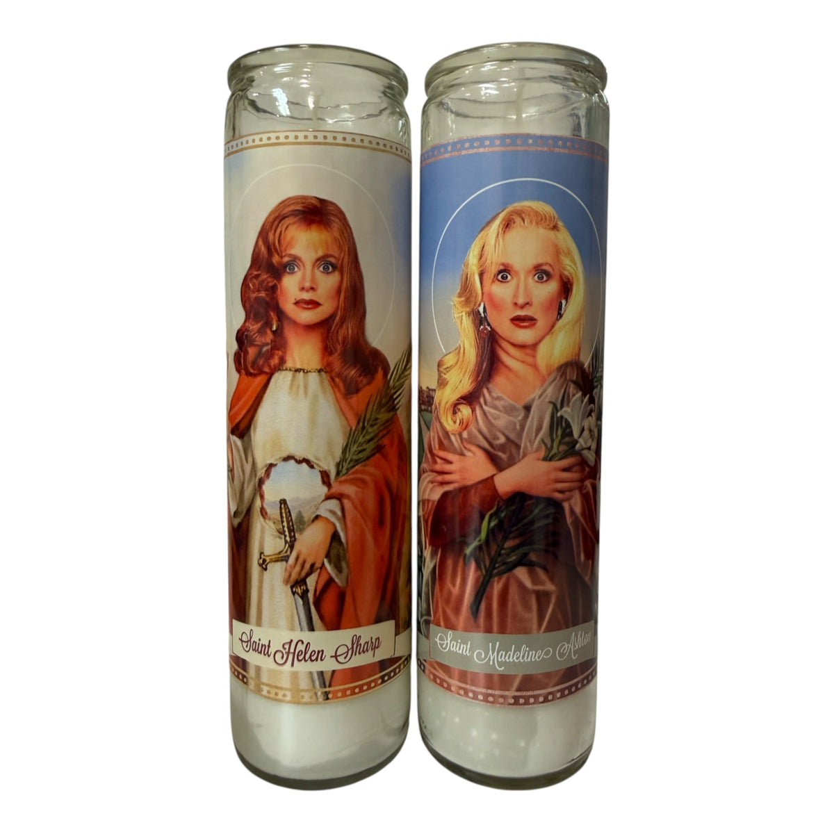 Death Becomes Her Devotional Prayer Saint Candles Set or Individual