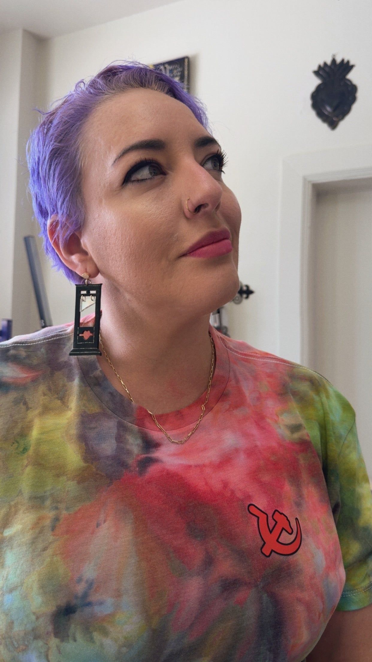 Radical Left Scum Hand-Dyed Crop Top