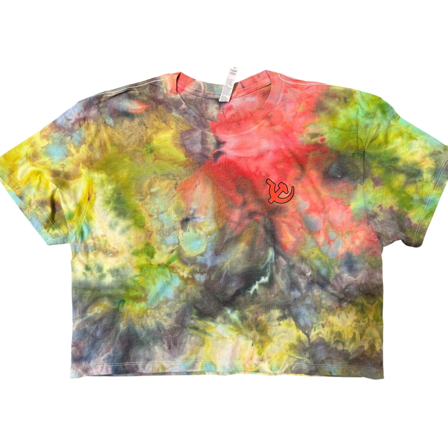 Radical Left Scum Hand-Dyed Crop Top