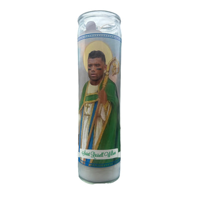Russell Wilson Devotional Prayer Saint Candle