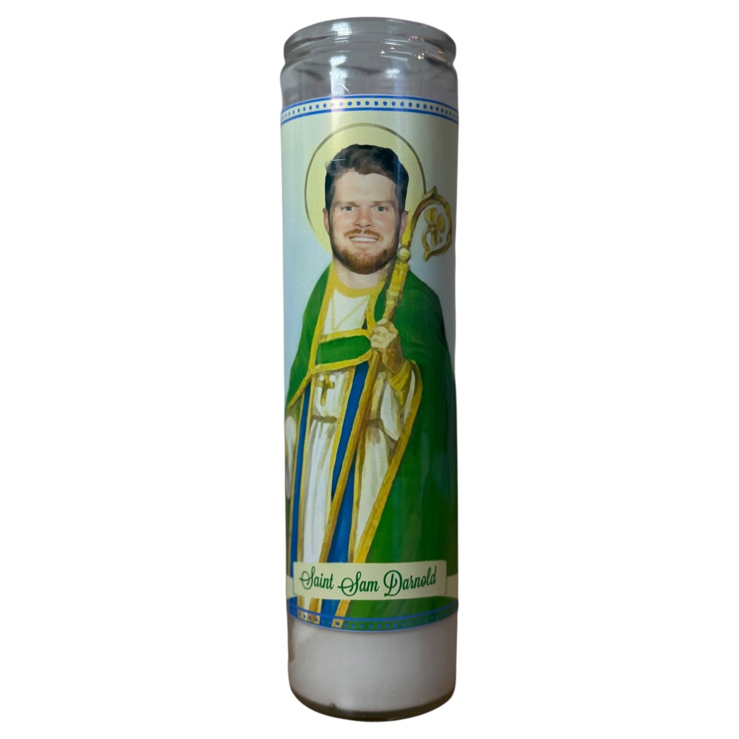 Sam Darnold Devotional Prayer Saint Candle