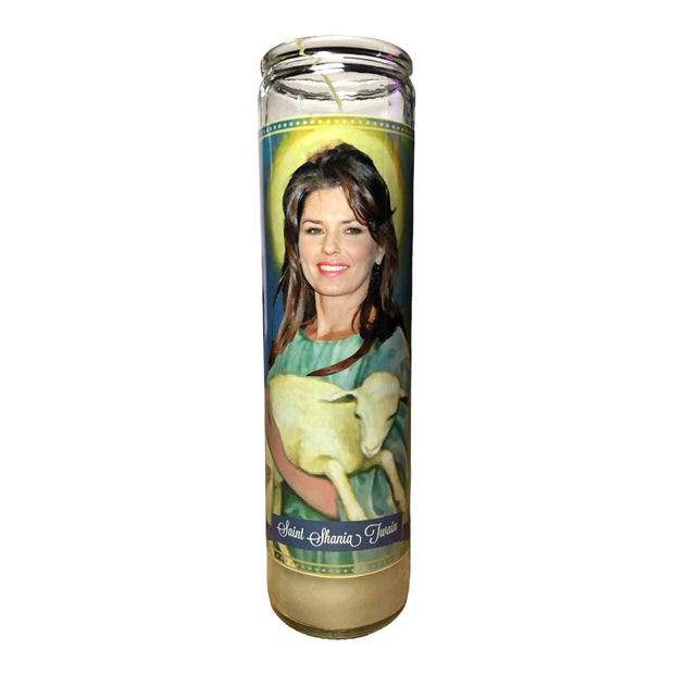 Shania Twain Devotional Prayer Saint Candle