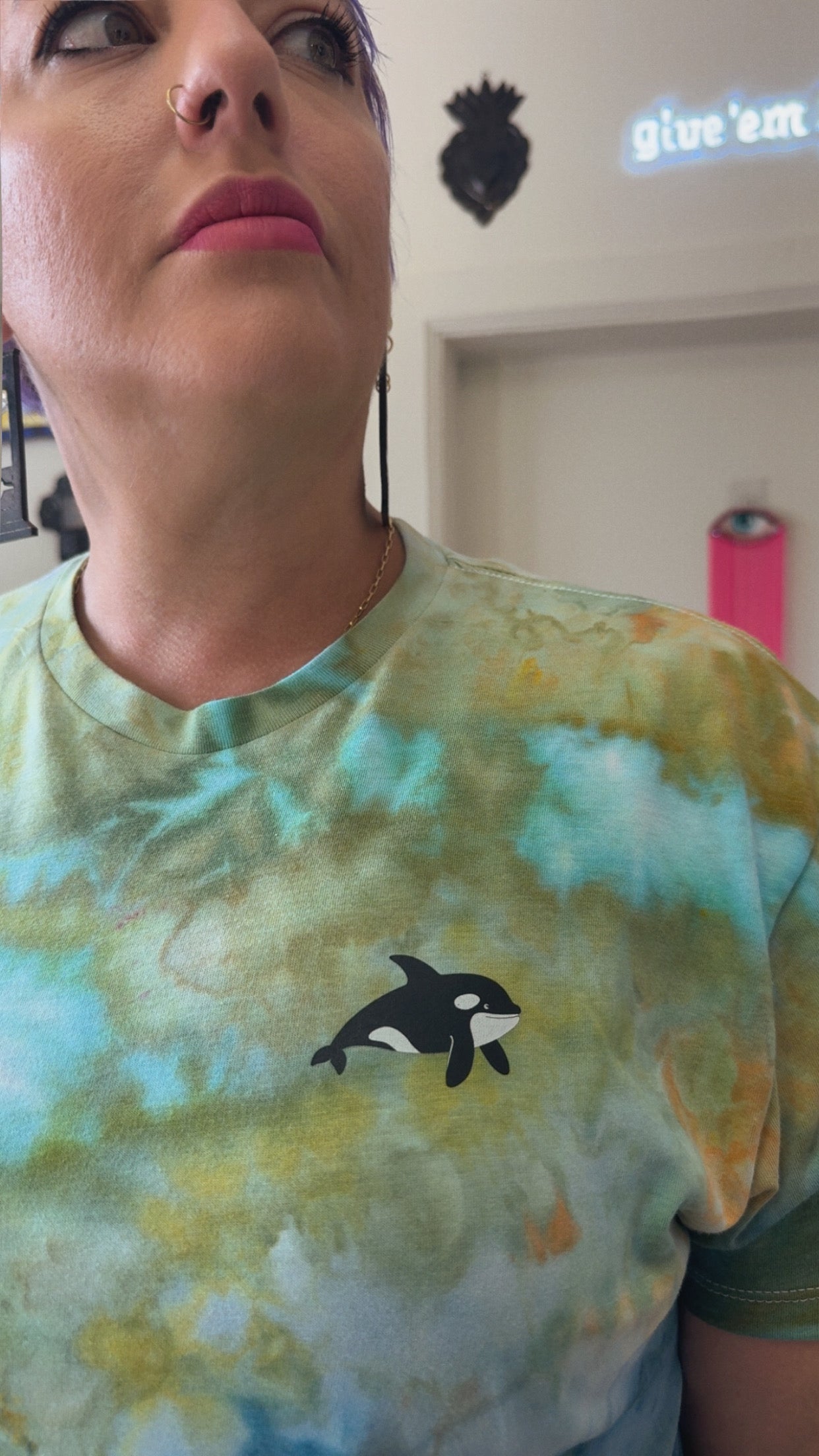 Sink The Rich Hand-Dyed Crop Top