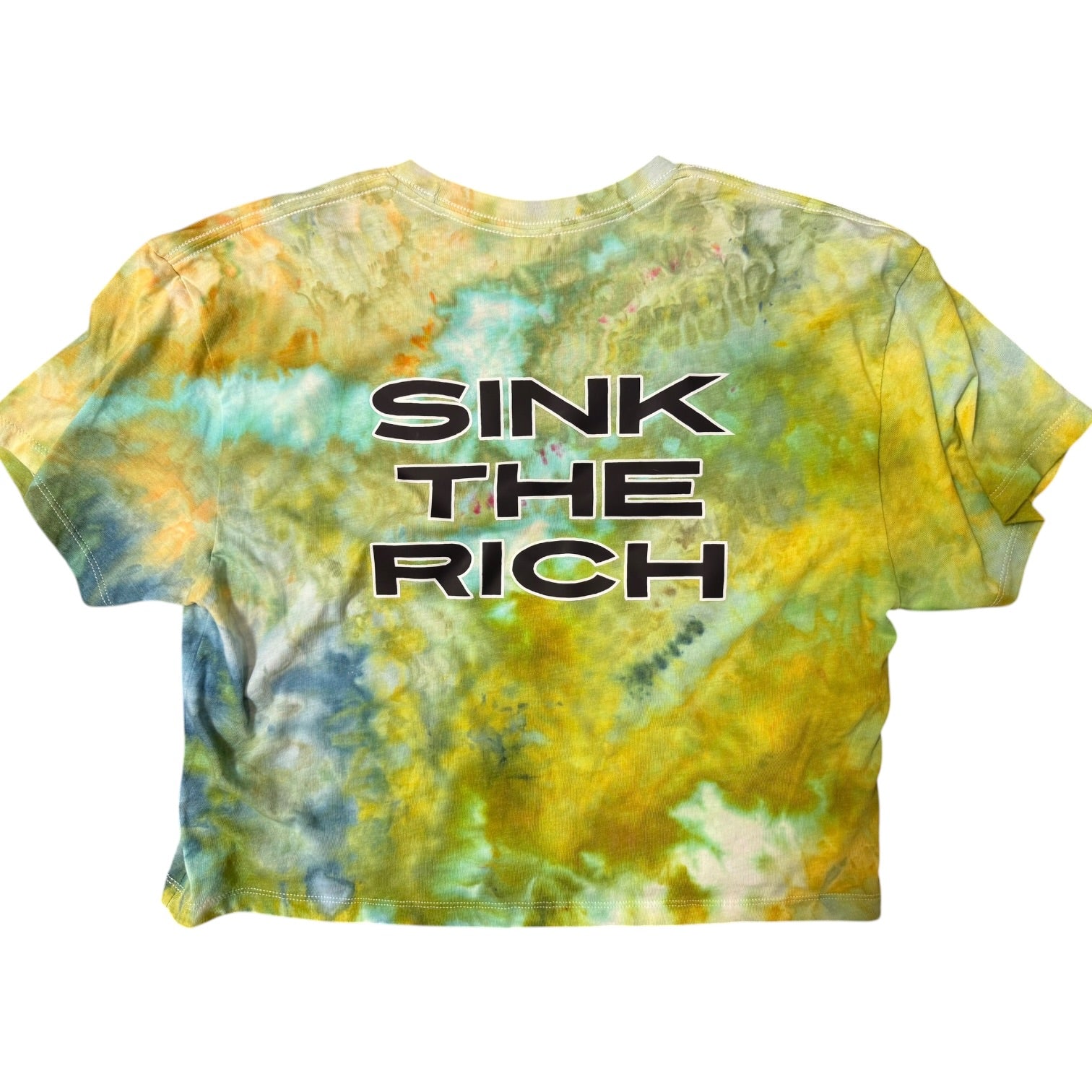Sink The Rich Hand-Dyed Crop Top
