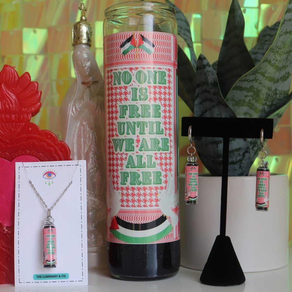 The Luminary & Co. x Studio Dyphna Limited Edition No One is Free Until We Are All Free Wearable Designs