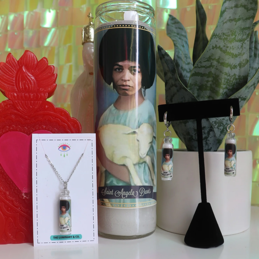 The Luminary & Co. x Studio Dyphna Limited Edition Angela Davis Wearable Designs