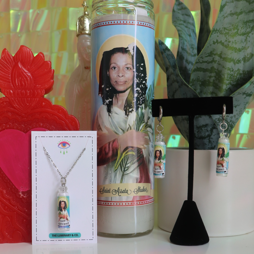 The Luminary & Co. x Studio Dyphna Limited Edition Assata Shakur Wearable Designs