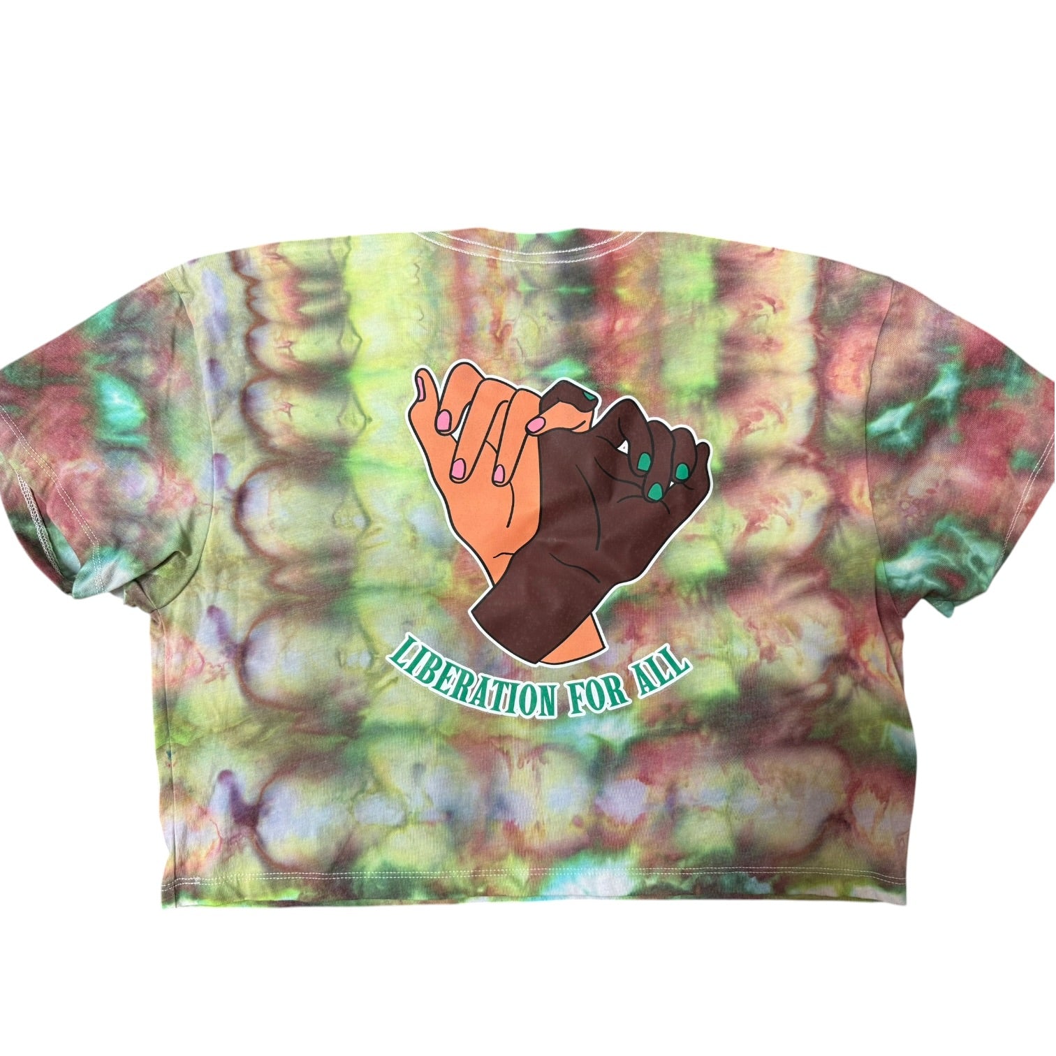 Y'allidarity Hand-Dyed Crop Top