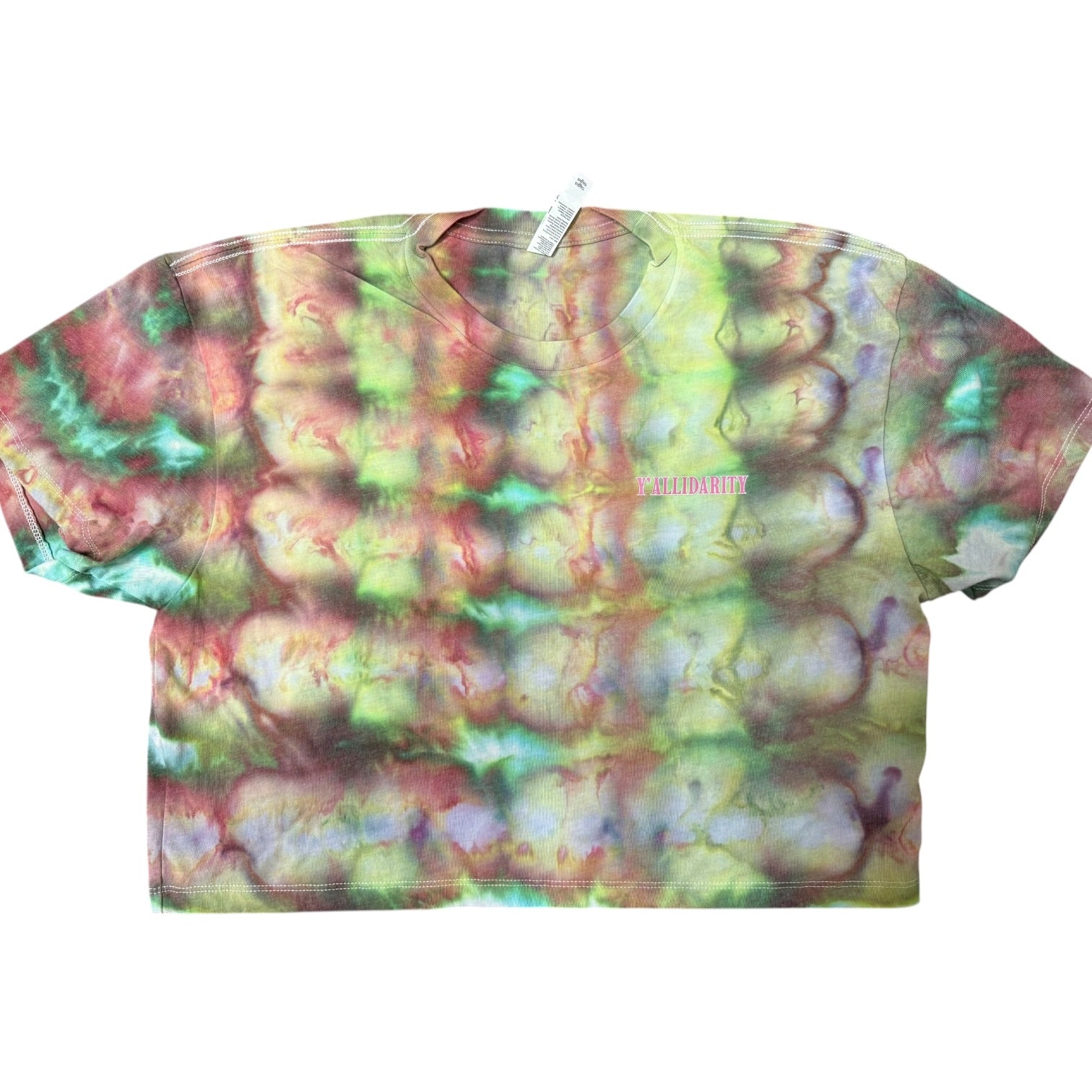 Y'allidarity Hand-Dyed Crop Top