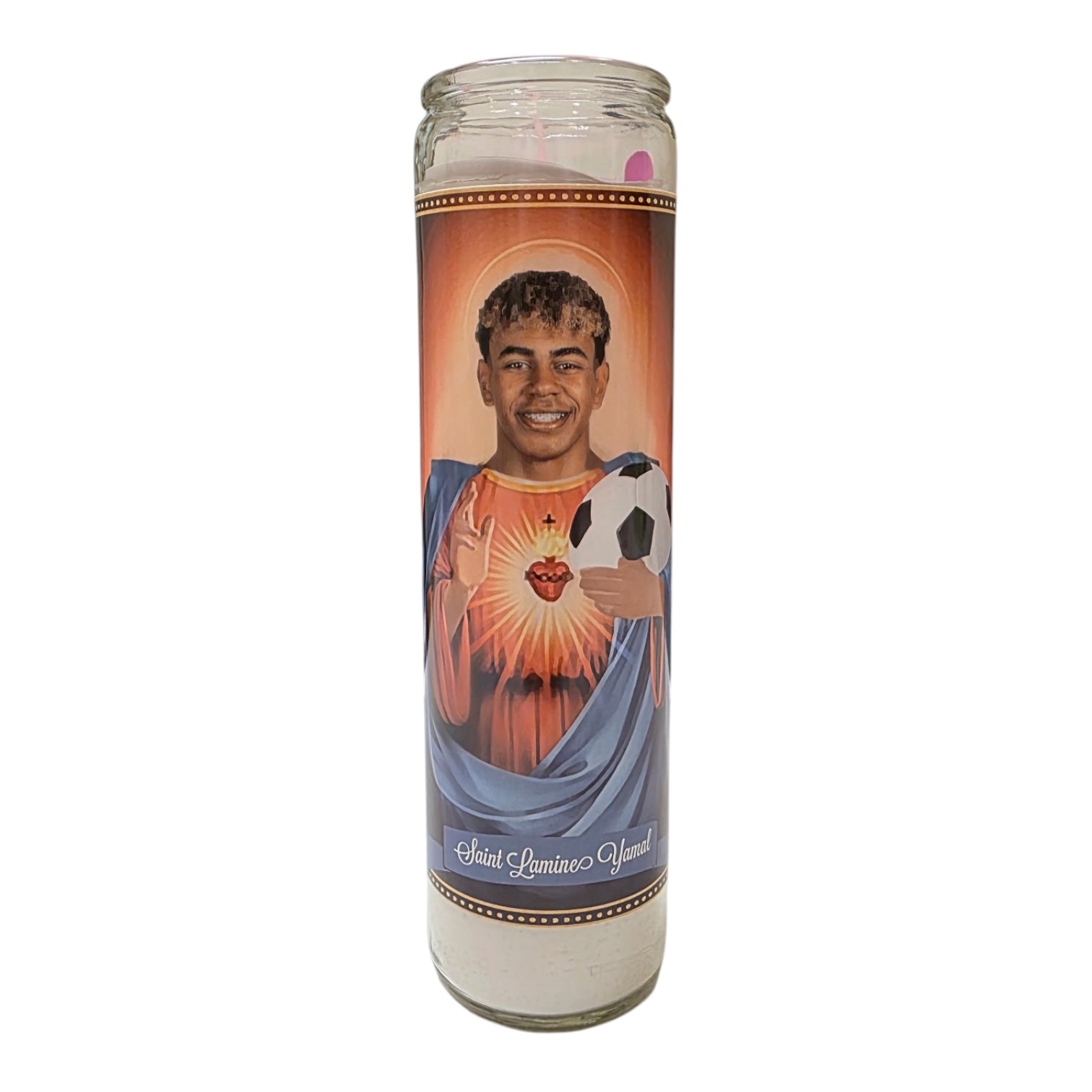 Lamine Yamal Devotional Prayer Saint Candle