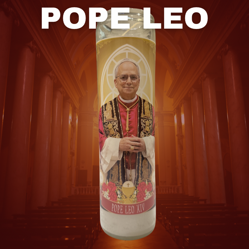 The Luminary Pope Leo XIV Prayer Candle