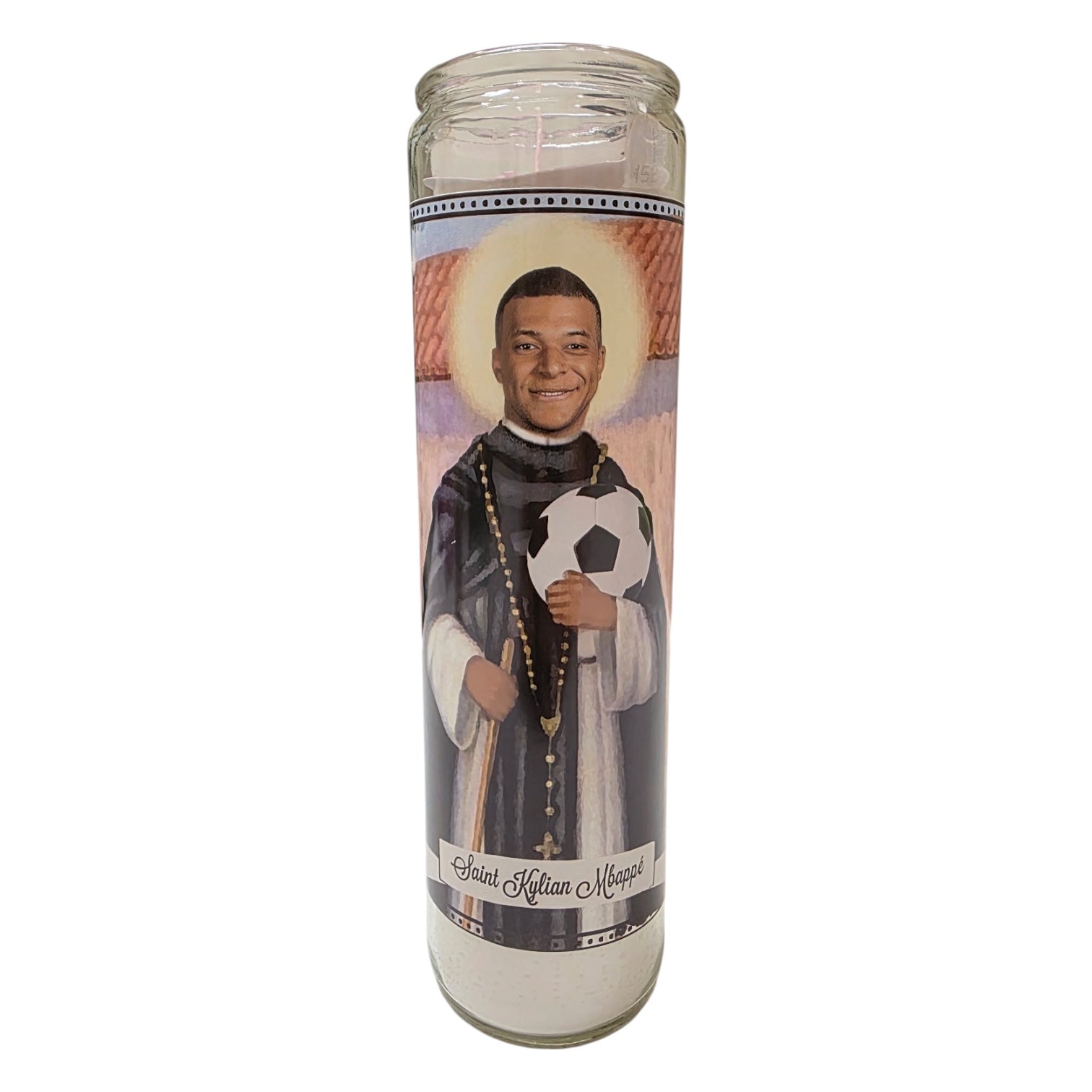 Kylian Mbappé Devotional Prayer Saint Candle