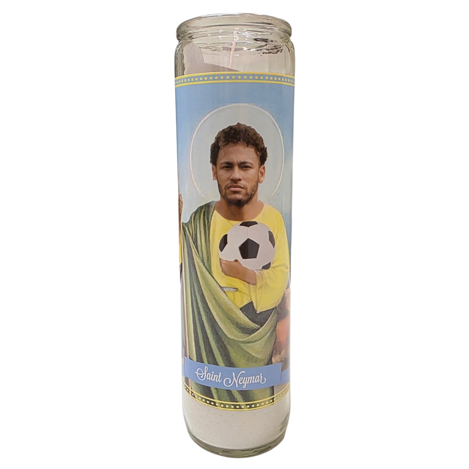 Neymar Devotional Prayer Saint Candle