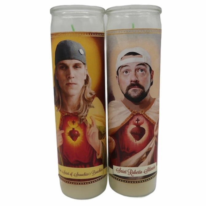 Jay and Silent Bob Saint Prayer Devotional Candles - Mose Mary and Me