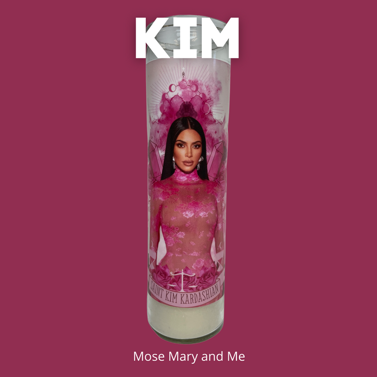 The Luminary Kim Kardashian Altar Candle - Mose Mary and Me