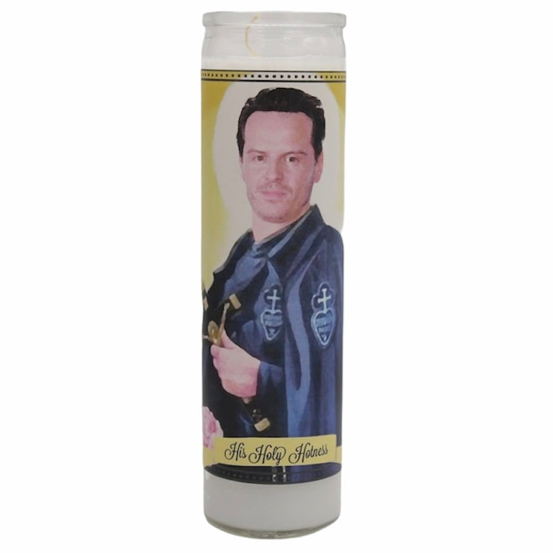 Hot Priest from Fleabag-Andrew Scott Devotional Prayer Saint Candle - Mose Mary and Me