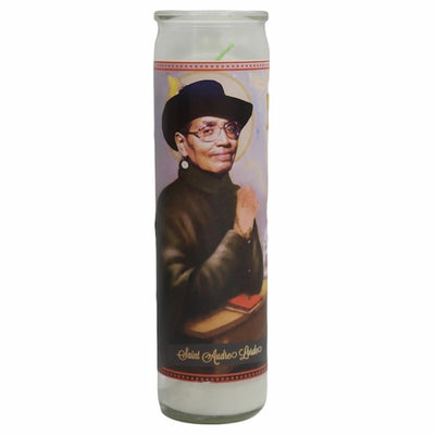 Audre Lorde Devotional Prayer Saint Candle - Mose Mary and Me