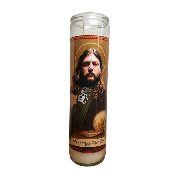 Amigo the Devil Devotional Prayer Saint Candle - The Luminary and Co. 