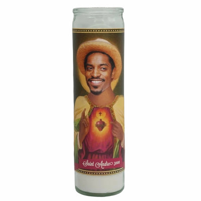 Andre 3000 Devotional Prayer Saint Candle - Mose Mary and Me