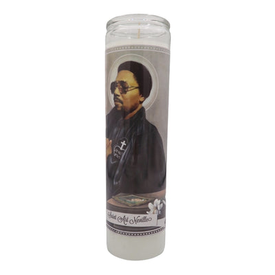 Art Neville Devotional Prayer Saint Candle - Mose Mary and Me