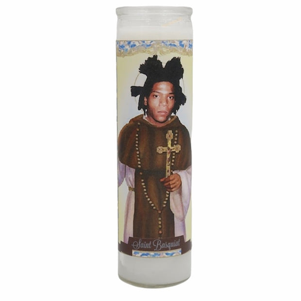 Basquiat Devotional Prayer Saint Candle - Mose Mary and Me