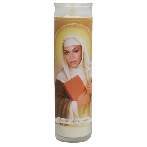 Beyoncé (Version 1) Devotional Prayer Saint Candle - Mose Mary and Me