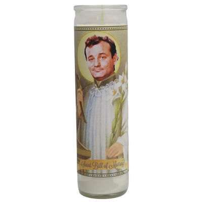 Bill Murray Devotional Prayer Saint Candle - Mose Mary and Me