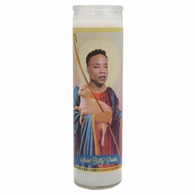 Billy Porter Devotional Prayer Saint Candle- Issa Candle - Mose Mary and Me