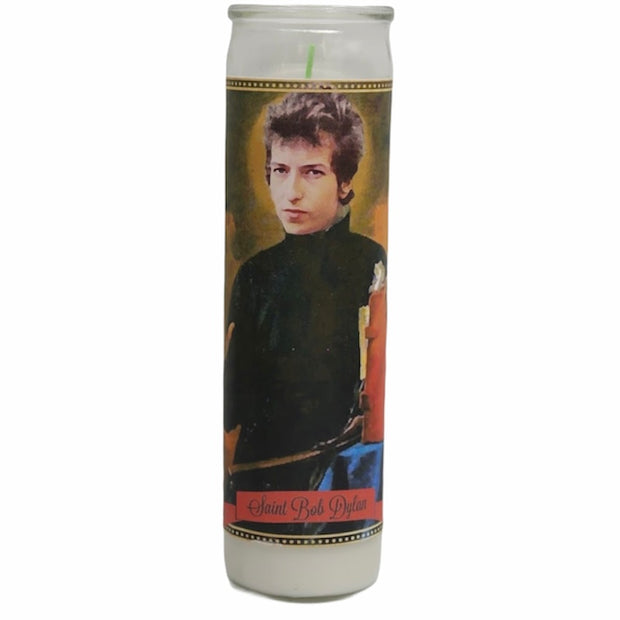 Bob Dylan Devotional Prayer Saint Candle - Mose Mary and Me