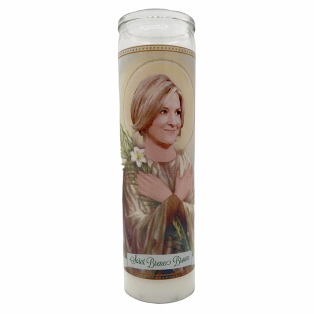 Brene Brown Devotional Prayer Saint Candle - Mose Mary and Me
