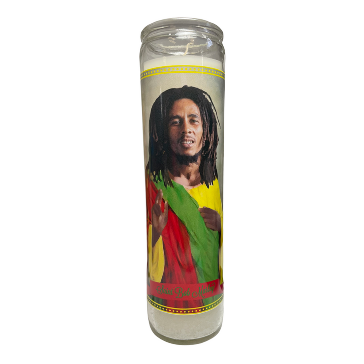 Bob Marley Devotional Prayer Saint Candle - Mose Mary and Me