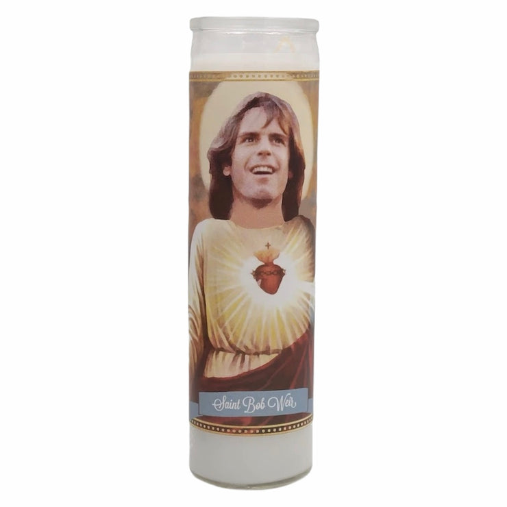 Bob Weir Devotional Prayer Saint Candle - Mose Mary and Me