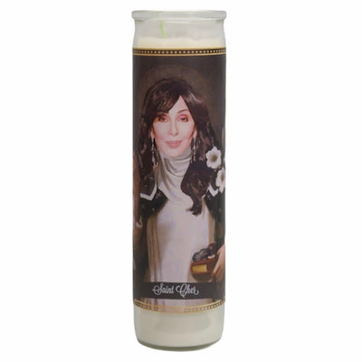 Cher Devotional Prayer Saint Candle - Mose Mary and Me