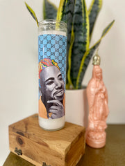 Chelsea Merrill Gucci Mane Devotional Prayer Saint Candle - Mose Mary and Me