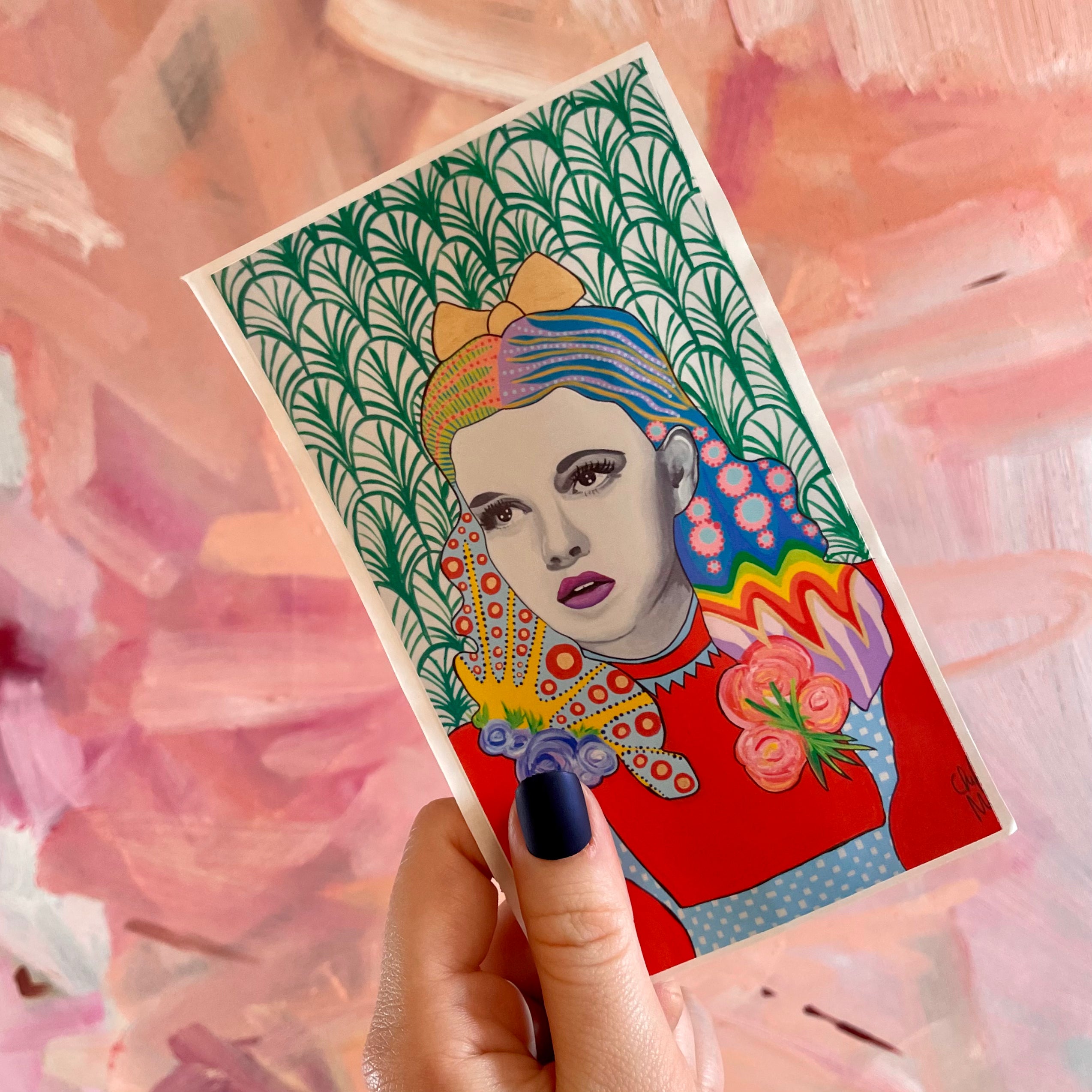 Chelsea Merrill "Dorothy" Judy Garland Devotional Prayer Saint Candle - Mose Mary and Me
