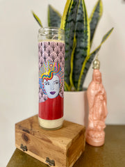 Chelsea Merrill Marilyn Monroe Pink Devotional Prayer Saint Candle - Mose Mary and Me