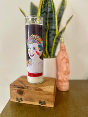 Chelsea Merrill Princess Diana Devotional Prayer Saint Candle - Mose Mary and Me